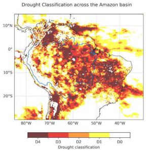 Droogte Amazonegebied 2023