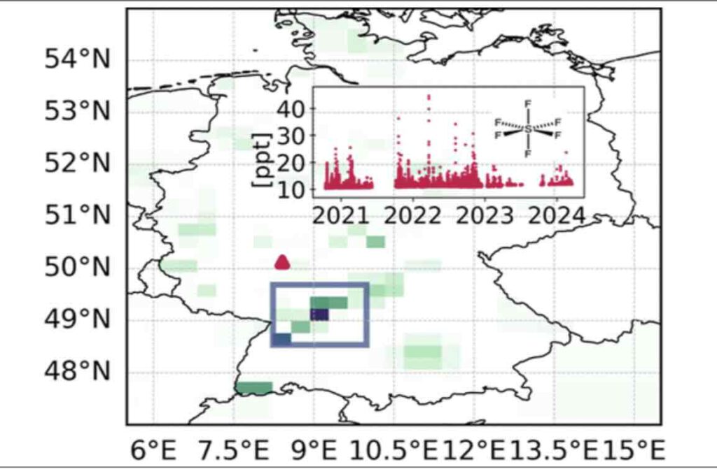 Zwavelsulfideuitstoot in Duitsland